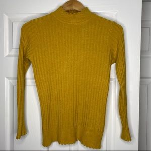 Jon & Anna Mock Turtleneck Sweater size M